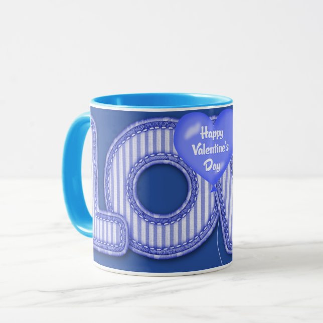 Caneca Dia de os namorados (Frente Esquerda)