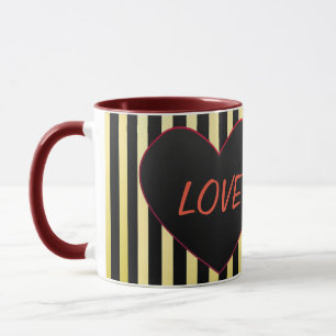 Caneca Dia de os namorados de galinha