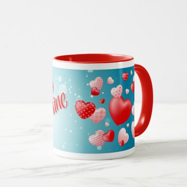 Caneca Dia de os namorados especial (Frente Esquerda)