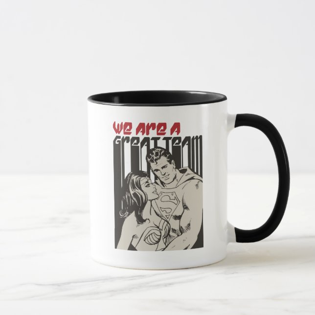 Caneca Dia de os namorados Superman | Somos Uma Equipe Ex (Direita)