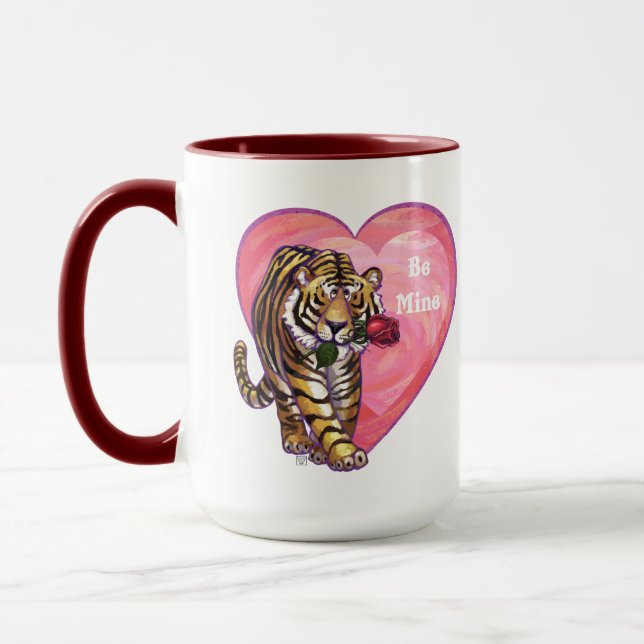 Caneca Dia de os namorados Tiger (Esquerda)