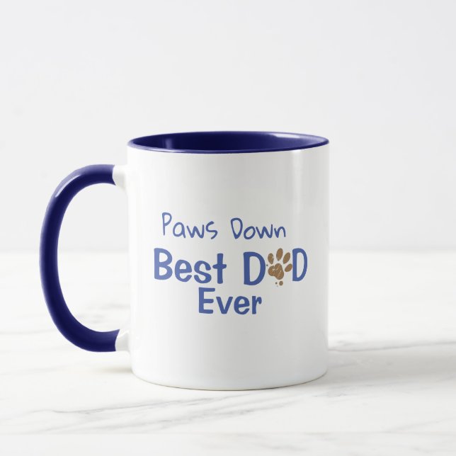 Caneca Dia de os pais de Cachorro Personalizável - Presen (Esquerda)