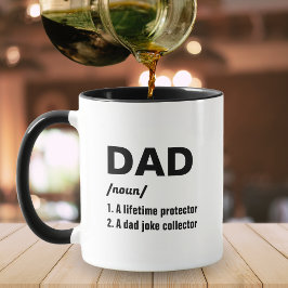 Caneca Dia de os pais de definição de Pai engraçado