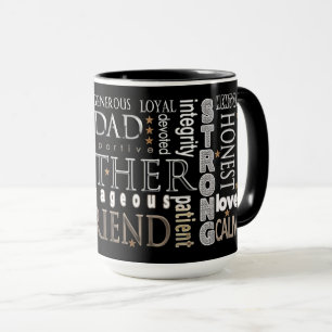 CANECA DIA DE OS PAIS MUG, TYPOGRAPHY (PAI)