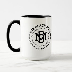 Caneca Dia de os pais Pai preto - Ponta de alimentação - 
