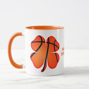 Caneca Dia de São Patrício Basquete 4 Deixa Shamrock