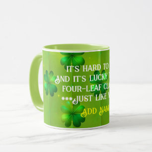 Caneca Dia de São Patrício Clover 4 Lista Coleção Popular