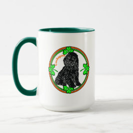 Caneca Dia de São Patrício de Cockapoo