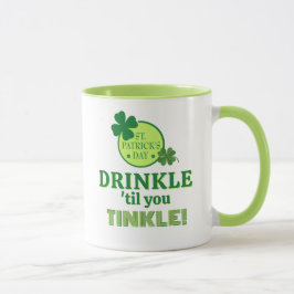 Caneca Dia de São Patrício DIVERTIDO! Melhor grupo ou ind