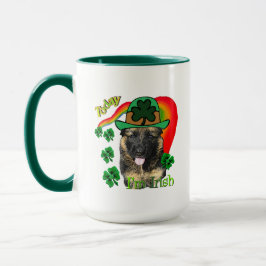 Caneca Dia de São Patrício german shepherd
