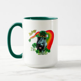 Caneca Dia de São Patrício Giant Schnauzer