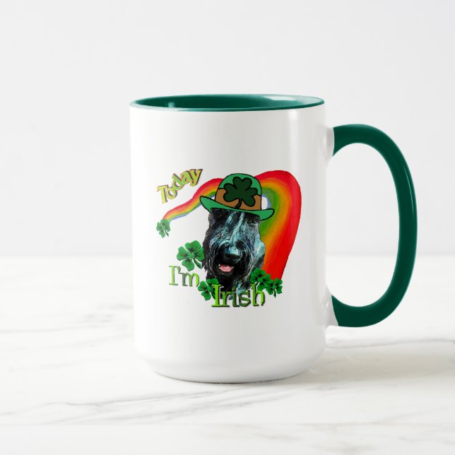 Caneca Dia de São Patrício Giant Schnauzer (Direita)