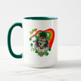 Caneca Dia de São Patrício Keeshond
