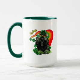 Caneca Dia de São Patrício Poodle