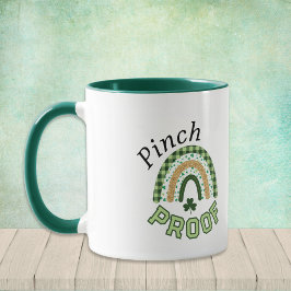 Caneca Dia de São Patrício Verde Prova de Pinçamento Xadr