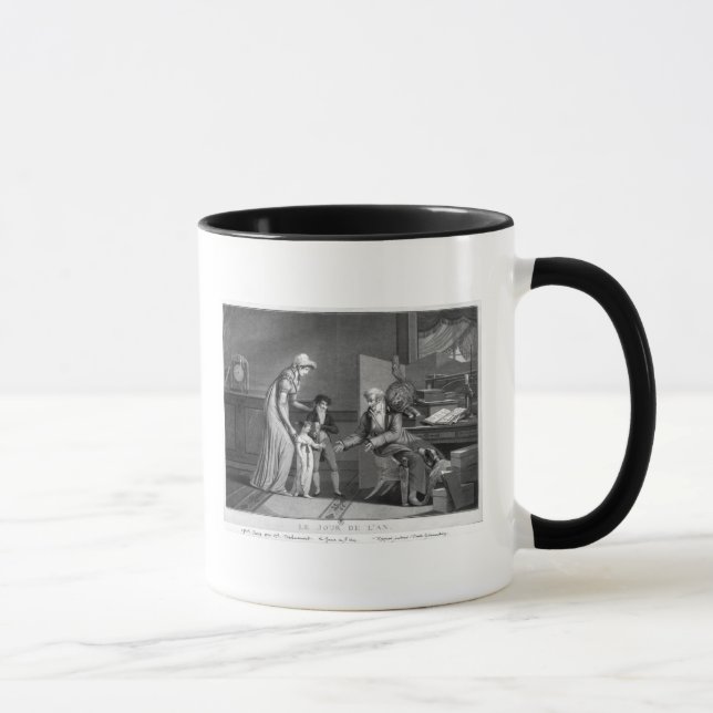 Caneca Dia do ano novo, 1807 (Direita)