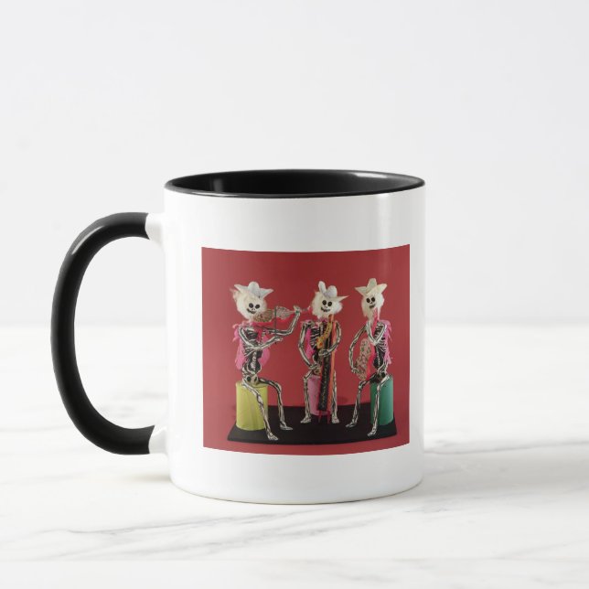 Caneca Dia do morto: Mariachi, de Oaxaca (Esquerda)