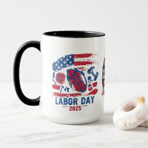 Caneca Dia do Trabalhador 2025 - Duro para jogar