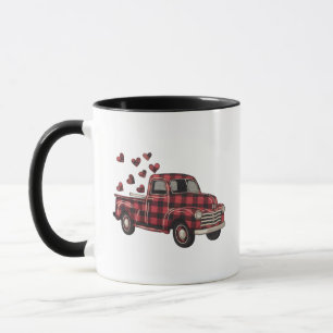 Caneca Dia dos Namorados Caminhão Engraçado Buffalo Xadre