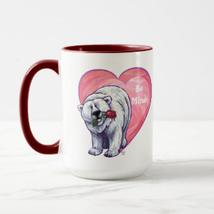 Caneca Dia dos namorados do urso polar