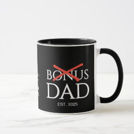 Caneca Dia dos Pais Aceito BONUS PAI Estabelecido