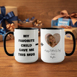 Caneca Dia dos Pais Engraçado Meu Filho Favorito Me Deu I
