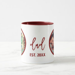 Caneca Dia dos Pais | Foto de Pai Moderno e Elegante