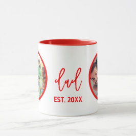 Caneca Dia dos Pais | Foto de Pai Moderno e Elegante