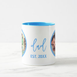 Caneca Dia dos Pais | Foto de Pai Moderno e Tendência