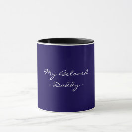 Caneca Dia dos Pais,Meu Papai Querido,Moderno , Simples E