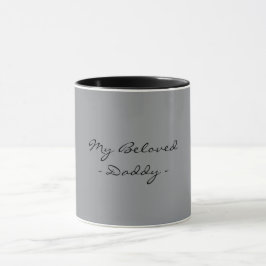 Caneca Dia dos Pais,Meu Querido Papai,Moderno , Simples E