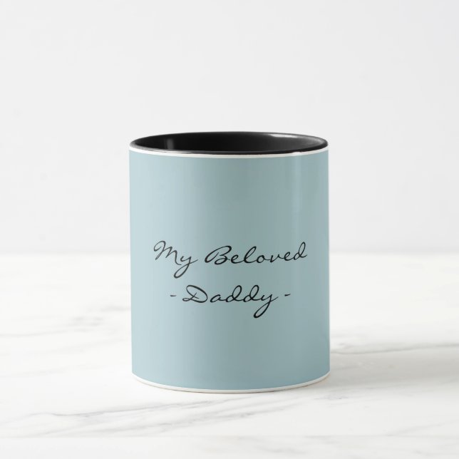Caneca Dia dos Pais,Meu Querido Papai,Moderno , Simples E (Centro)