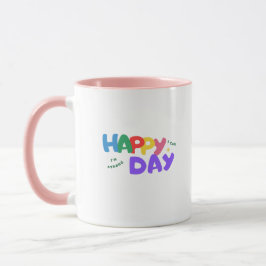 Caneca "Dia Feliz" de presente para Crianças