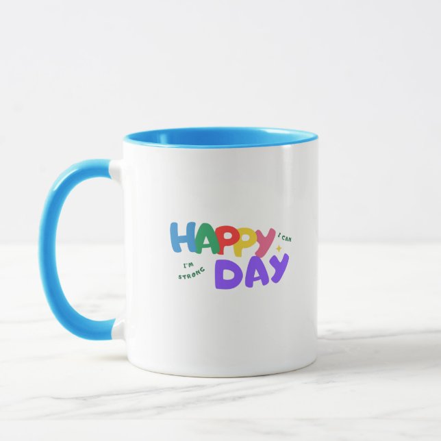 Caneca "Dia Feliz" para Crianças (Esquerda)