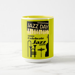 Caneca Dia Internacional do Jazz 30 de abril