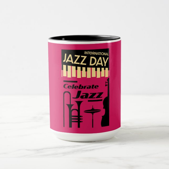 Caneca Dia Internacional do Jazz 30 de abril (Centro)