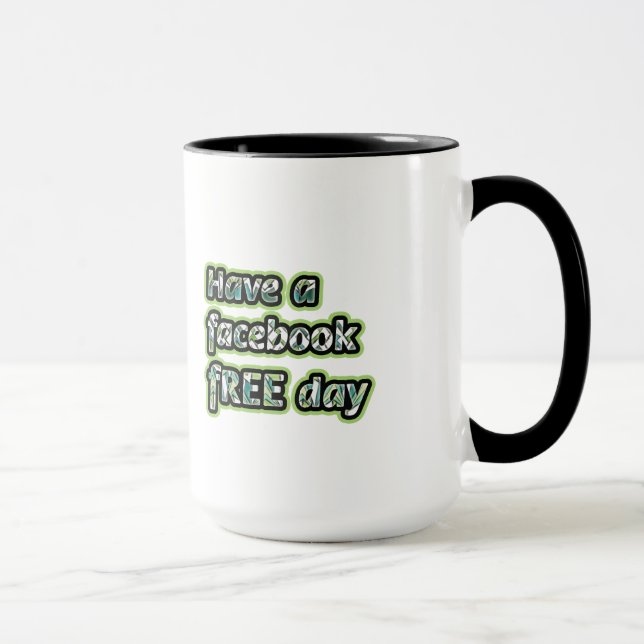 Caneca Dia Livre do Facebook (Direita)