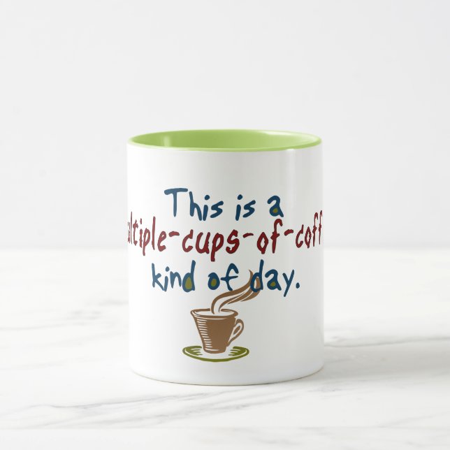 Caneca Dia múltiplo das chávenas de café (Centro)