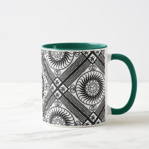 Caneca Diagonal do ornamento Celta