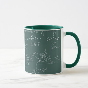 Caneca Diagramas e fórmulas da física