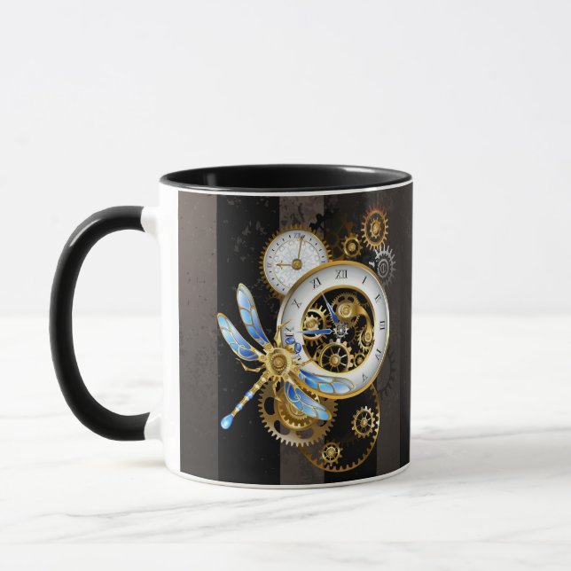 Caneca Dials Steampunk com Dragonfly (Esquerda)