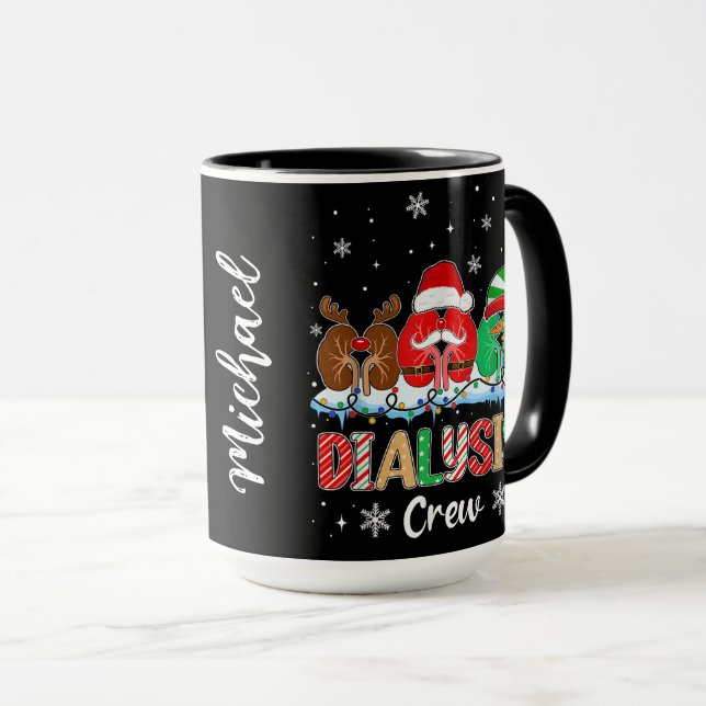 Caneca Dialysis Crew Christmas (Frente Esquerda)