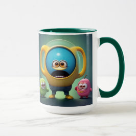 Caneca "Die Tassen-Gang – Außerirdisch verspielt"