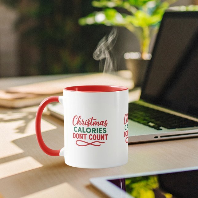 Caneca Dieta engraçada de Natal (Criador carregado)