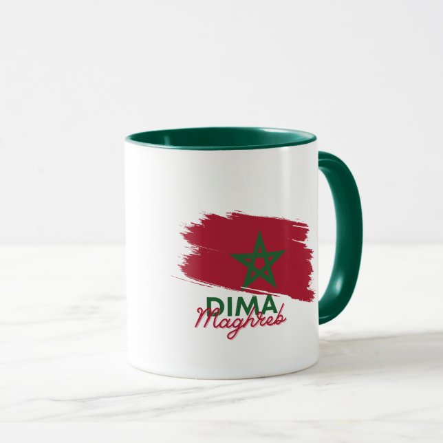 Caneca DIMA MAGHREB Cute Avocado Mug para fãs de WC Marro (Frente Esquerda)