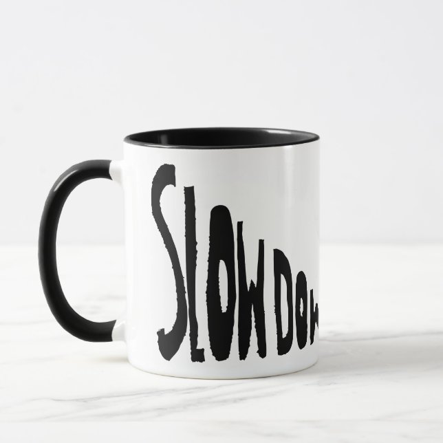 Caneca Diminua a velocidade (Esquerda)