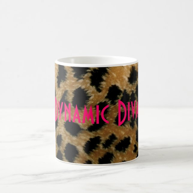 Caneca dinâmica do leopardo da diva (Centro)