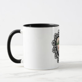 Caneca Dingus Heart Lace Frame