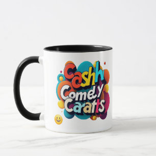 Caneca "Dinheiro, Comédia, Faísca"