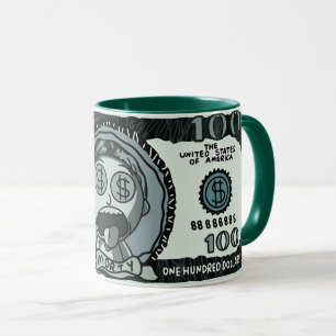 Caneca Dinheiro do Morty